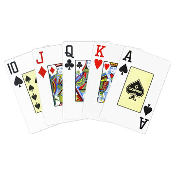 Copag Poker Size Jumbo Index Texas Hold'em Playing Cards Single Deck (Black)