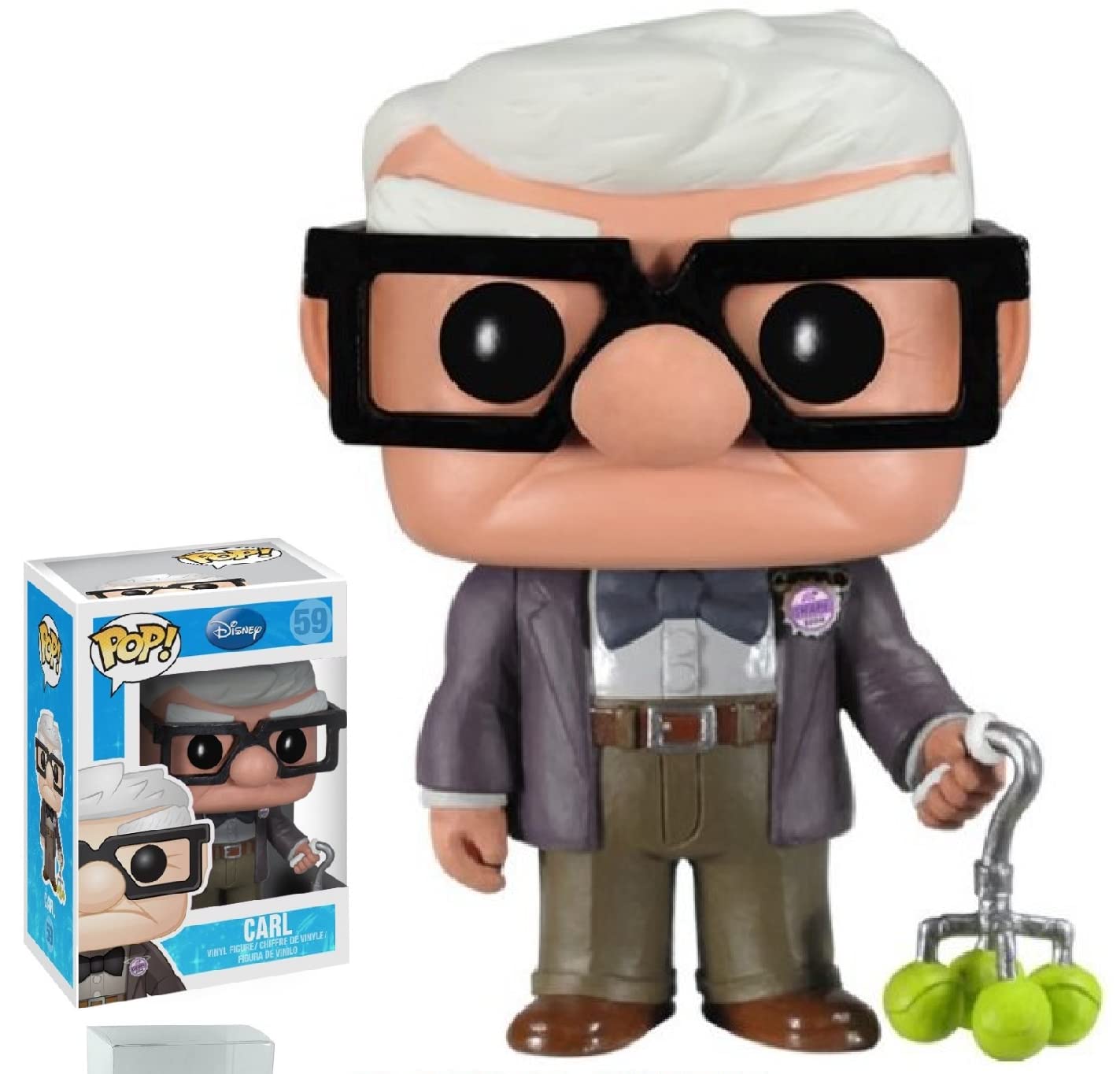 Funko Pop! Disney Carl #59 Vinyl Figure (Includes Compatible Pop Box Protector Case)