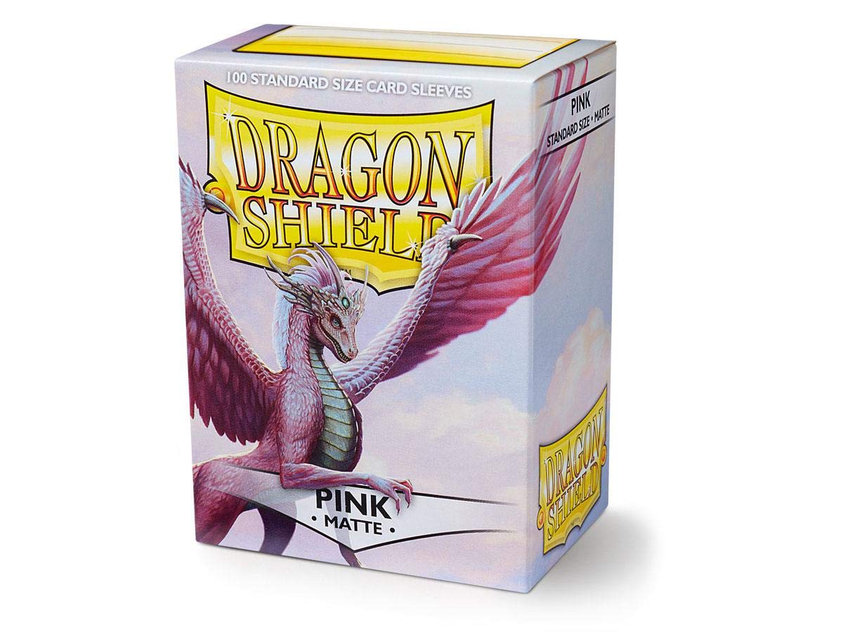 5 Packs Dragon Shield Matte Pink Standard Size 100 ct Card Sleeves Value Bundle!