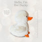 World's Softest Plush Stuffed Animal for Baby, Toddler, Kids, Adults - Adorable Toy Made from Kid-Friendly, Quality Materials - Lushee Dot Ducky, 10"