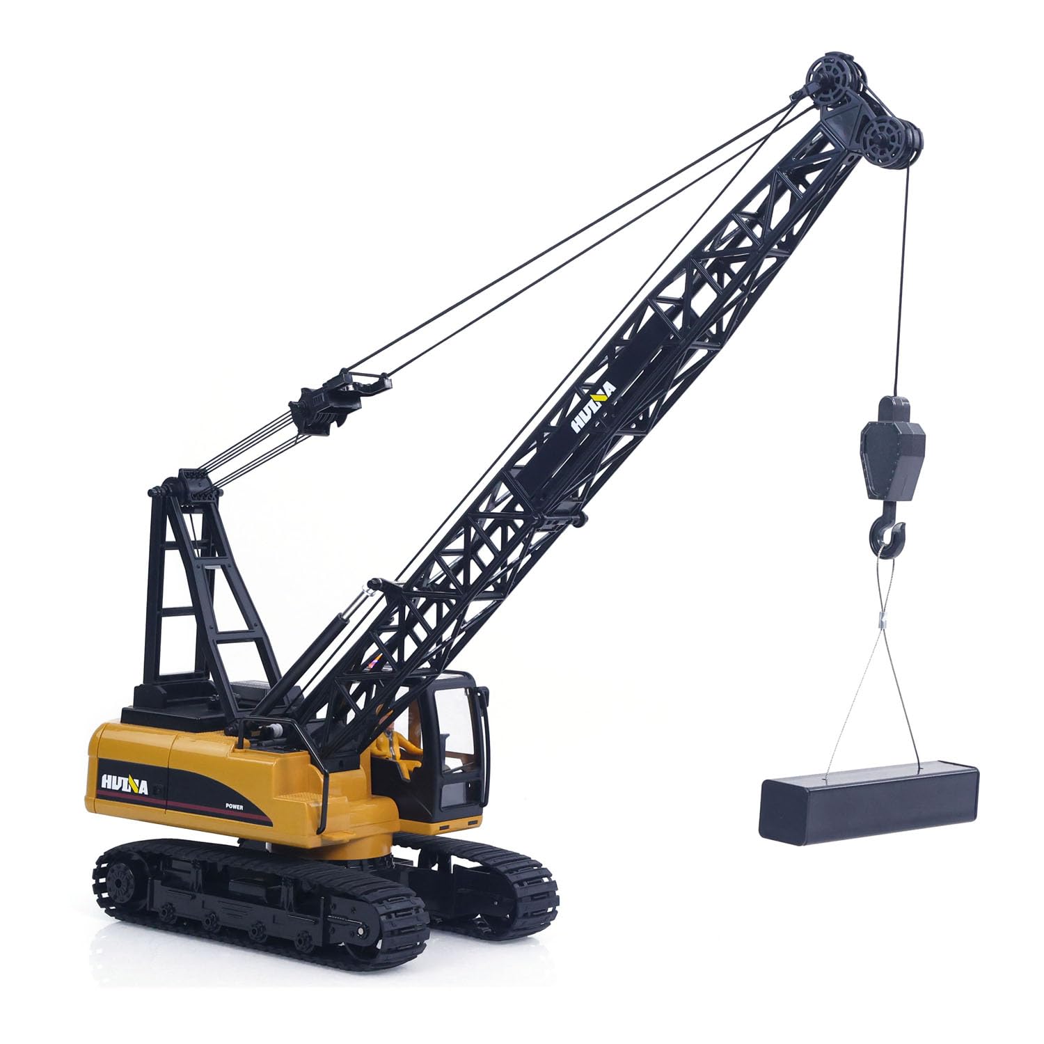 TOUCAN RC HOBBY US in Stock HUINA 572 15CH RC 1/14 Construction Crane Truck Tower Excavator Model Car for Ages 14+