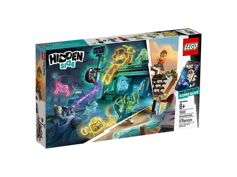 LEGO Hidden Side Shrimp Shack Attack 70422 Augmented Reality [AR] Building Set with Ghost Minifigures and Toy Car for Ghost Hunting, Tech Toy for Boys