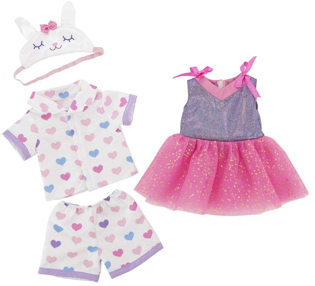 Plushible Soft Baby Doll Unicorn, 18 Inch - Plush Rag Doll with 2 Clothing Sets, My First Plush for Girls, Babies & Infants, Soft Baby Stuffed Toy