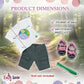 Emily Rose Girl Scouts® Officially Licensed 18 Inch Doll Camping Outfit - Badge Graphic T-Shirt, Cargo Shorts, Headband & Hiking Boots - Fits American