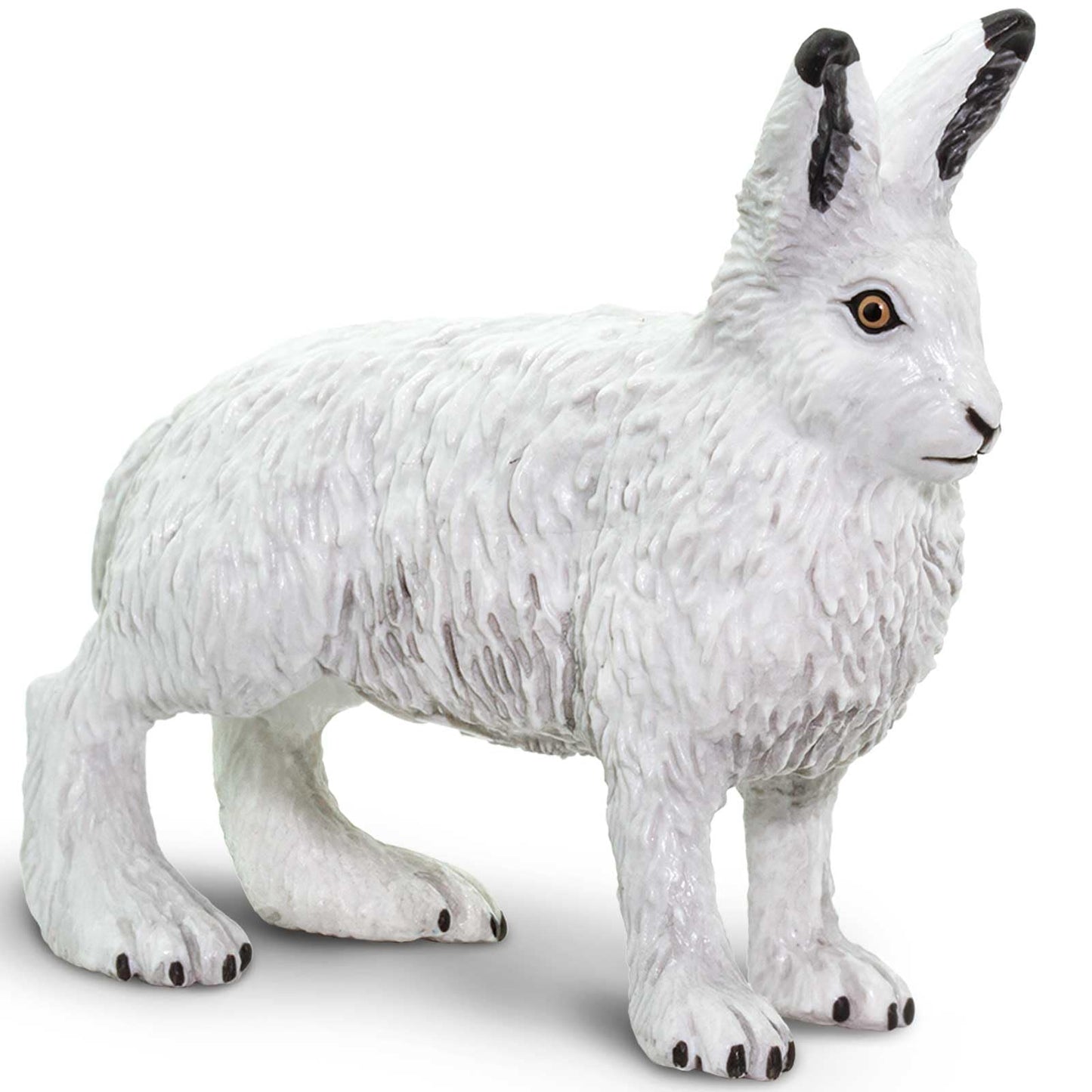 Safari Ltd. Arctic Hare Figurine - Detailed 2.5" Plastic Model Figure - Fun Educational Play Toy for Boys, Girls & Kids Ages 3+