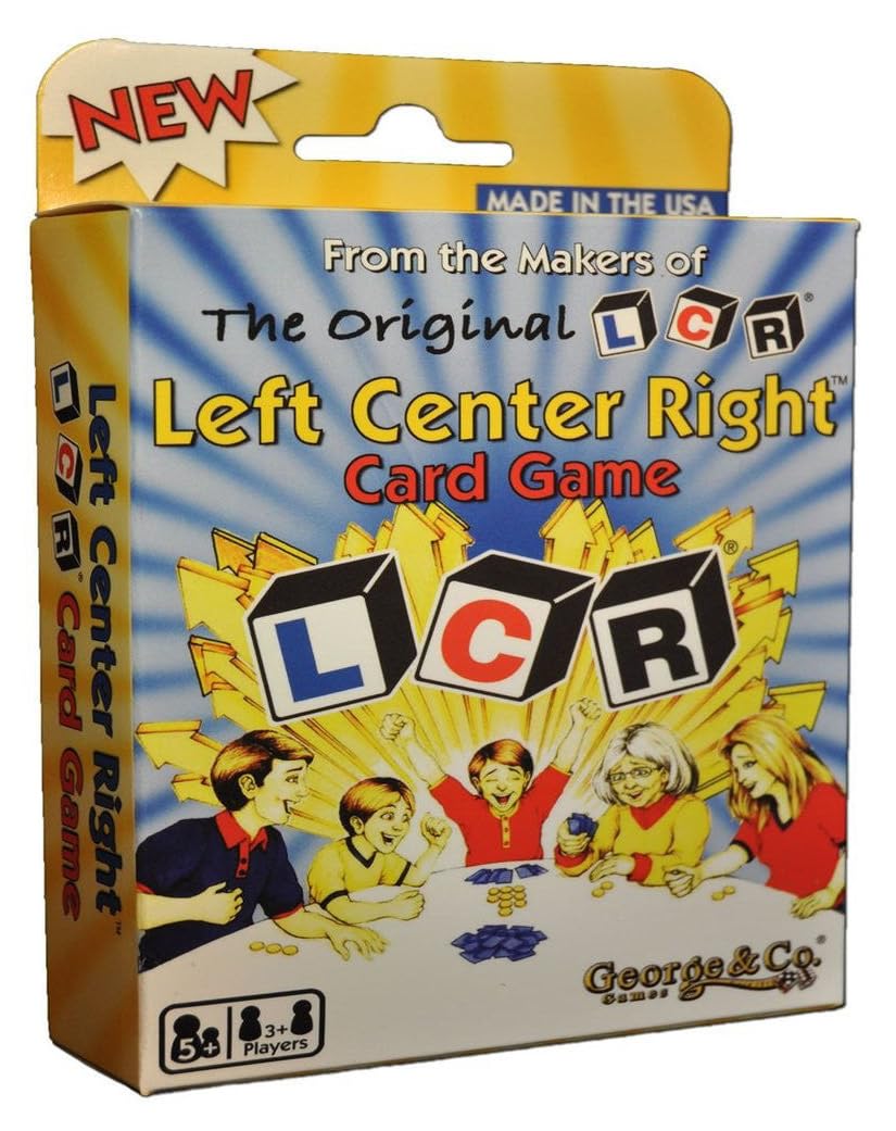 George & Company LLC LCR Left Center Right Card Game New!
