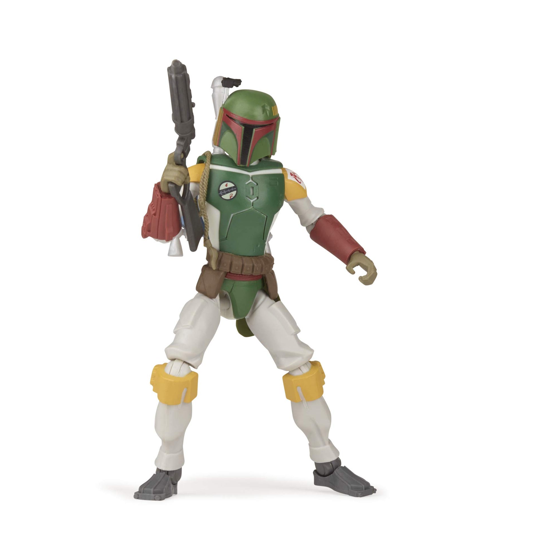STAR WARS Galaxy of Adventures Boba Fett Toy 5-inch Scale Action Figure with Fun Projectile Feature, Toys for Kids Ages 4 and Up