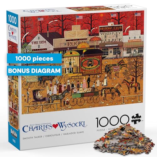 Buffalo Games - Charles Wysocki Smooth Talker - 1000 Piece Jigsaw Puzzle