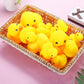 CICITOYWO Yellow Rubber Ducks, 30pcs Preschool Small Bath Toys Bathtub Floating Duckies Gift for Baby Shower Infants Kids Toddler Party Decoration