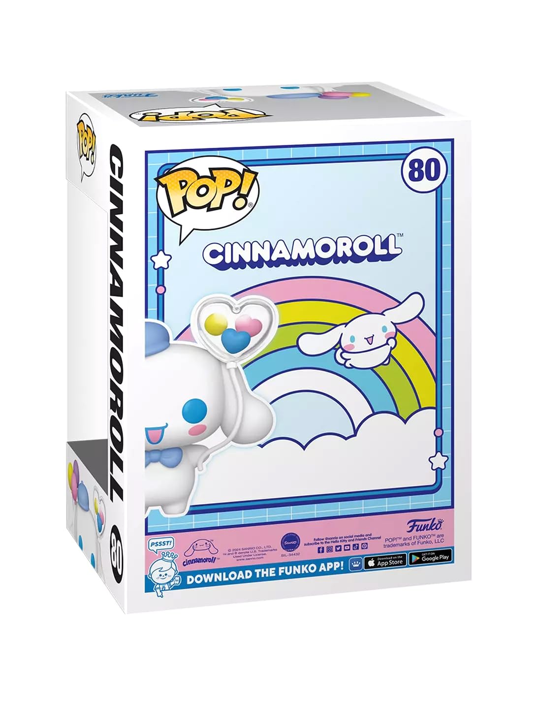 Funko Sanrio Pop! Cinnamoroll with Balloons Vinyl Figure Exclusive