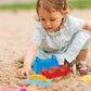 Superio Snow and Sand Fun Toy Trowel Rectangle Shape - Kids Snow Toy, Light Blue & Yellow Hand Trowel, Sturdy and Well Designed