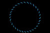 Glow in The Dark Hula Hoop Made for Adults and Kids and Best for Hoop Dance, Tricks and Fun (34" Hoop Size and Weighs 9.8 oz) (Pink Matrix)
