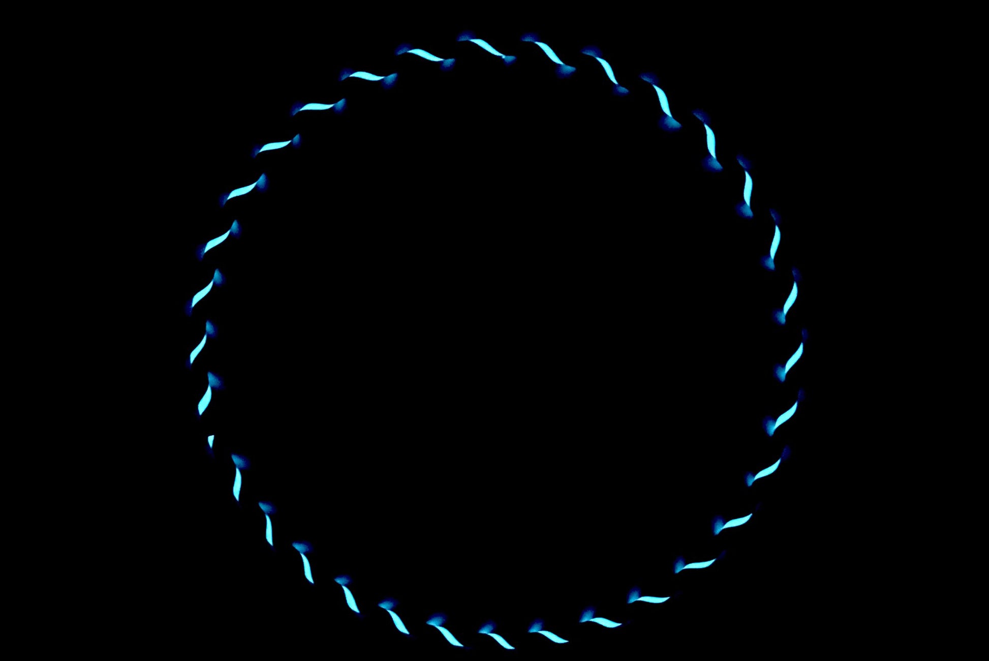 Glow in The Dark Hula Hoop Made for Adults and Kids and Best for Hoop Dance, Tricks and Fun (34" Hoop Size and Weighs 9.8 oz) (Pink Matrix)