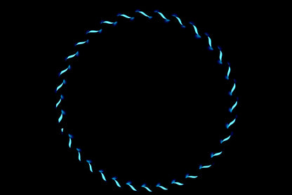 Glow in The Dark Hula Hoop Made for Adults and Kids and Best for Hoop Dance, Tricks and Fun (34" Hoop Size and Weighs 9.8 oz) (Pink Matrix)