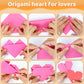 Praisebank Origami Paper, 220pcs 17 Colors 6x6 inch, Double Sided, Craft Kit with Guide.