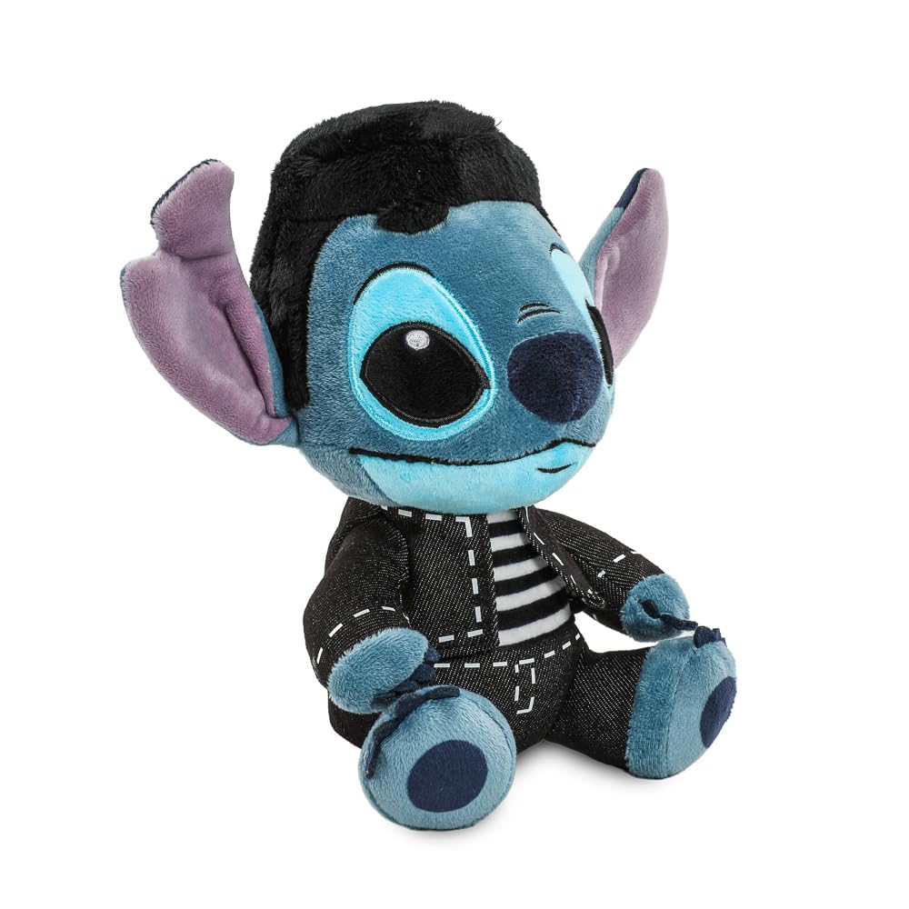 Disney Lilo and Stitch - Collectible Rocker Elvis Stitch 8 Inch Stuffed Plush Phunny Figure, by Kidrobot