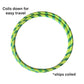 SpinMajik Kids Hula Hoop | Lime Green Gecko, Medium (32") | Lighter Weight Yet Sturdy