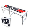 PARTYPONG Standard 8-Foot Folding Beer Pong Table w/Beer Pong Balls - Top Pong Edition