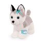 Pucci Pals Plush Husky Vet Care Carrier Playset, Stuffed Dog Set, Pet
