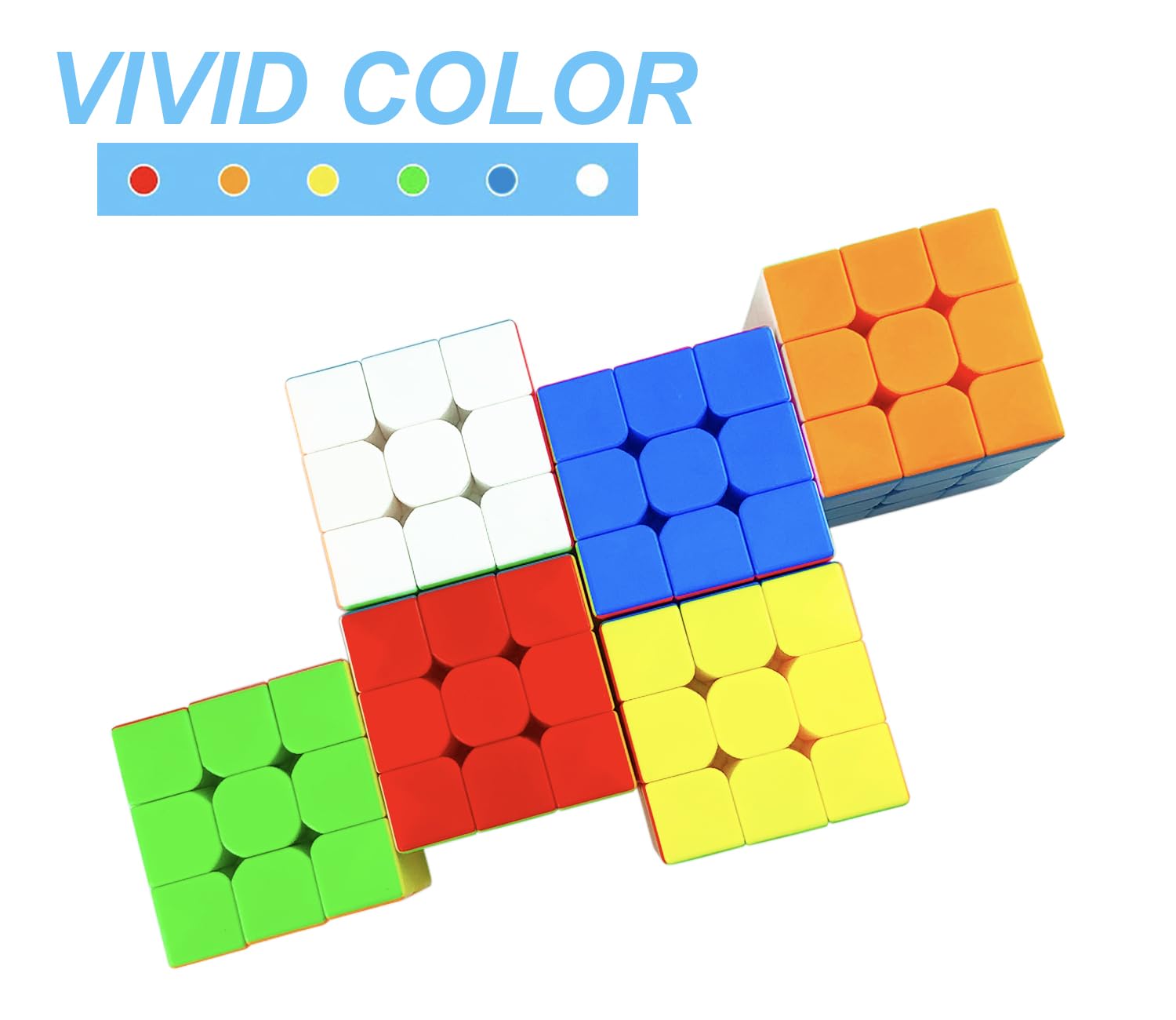 24 Pack Speed Cube 3x3 Set, Stickerless Cube 3X3, Party Favors for All Age, Puzzle Game Toys, Classroom prizes, School Rewards