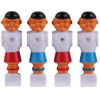 2 Red and 2 Blue Old Style Foosball Men 4 Players w/Ears Fits 5/8 inch Rods