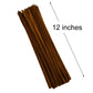 Leline's Pipe Cleaners, 50 Pieces Chenille Stem for Crafts, Brown
