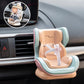 Labubu Compatible Car Safety Seat Model - OB11 Doll Display Stand for Vehicle or Desktop Decoration, Collectible Toy Accessories (Pink&Blue)