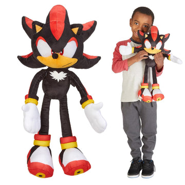 Sonic Shadow The Hedgehog Anime Kids Bedding Super Soft Plush Cuddle Pillow Buddy, One Size, (Officially Licensed Product)