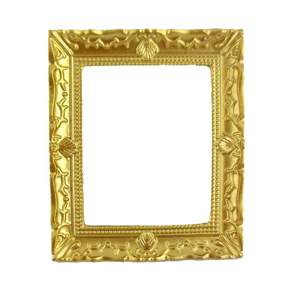 Aztec Imports, Inc. Dollhouse Miniature 1:12 Scale Large Gold Frame #G7949