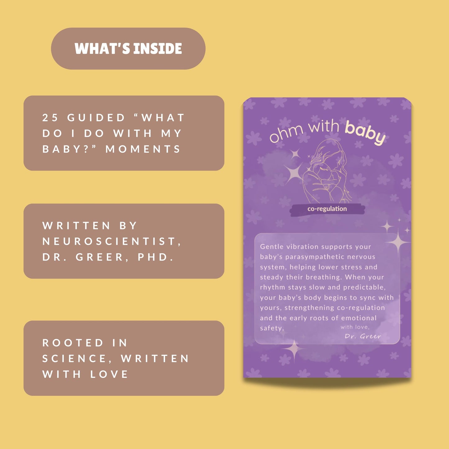Baby Activity Cards for Newborns, 25 Screen-Free Infant Development Activities Ages 0-12 Months, Sensory Play and Baby Bonding by Neuroscientist