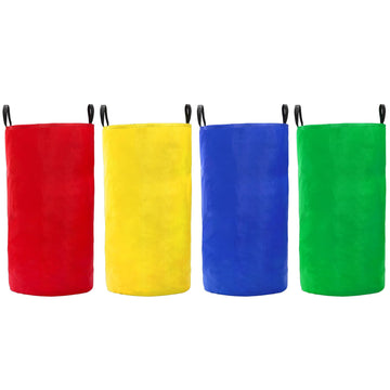 Wowagoga Potato Sack Race Bags 28x40'', Colorful Jumping Pocket Adult Sense Sports Game Equipment Party Accessory for Field Day, Outdoor Picnic
