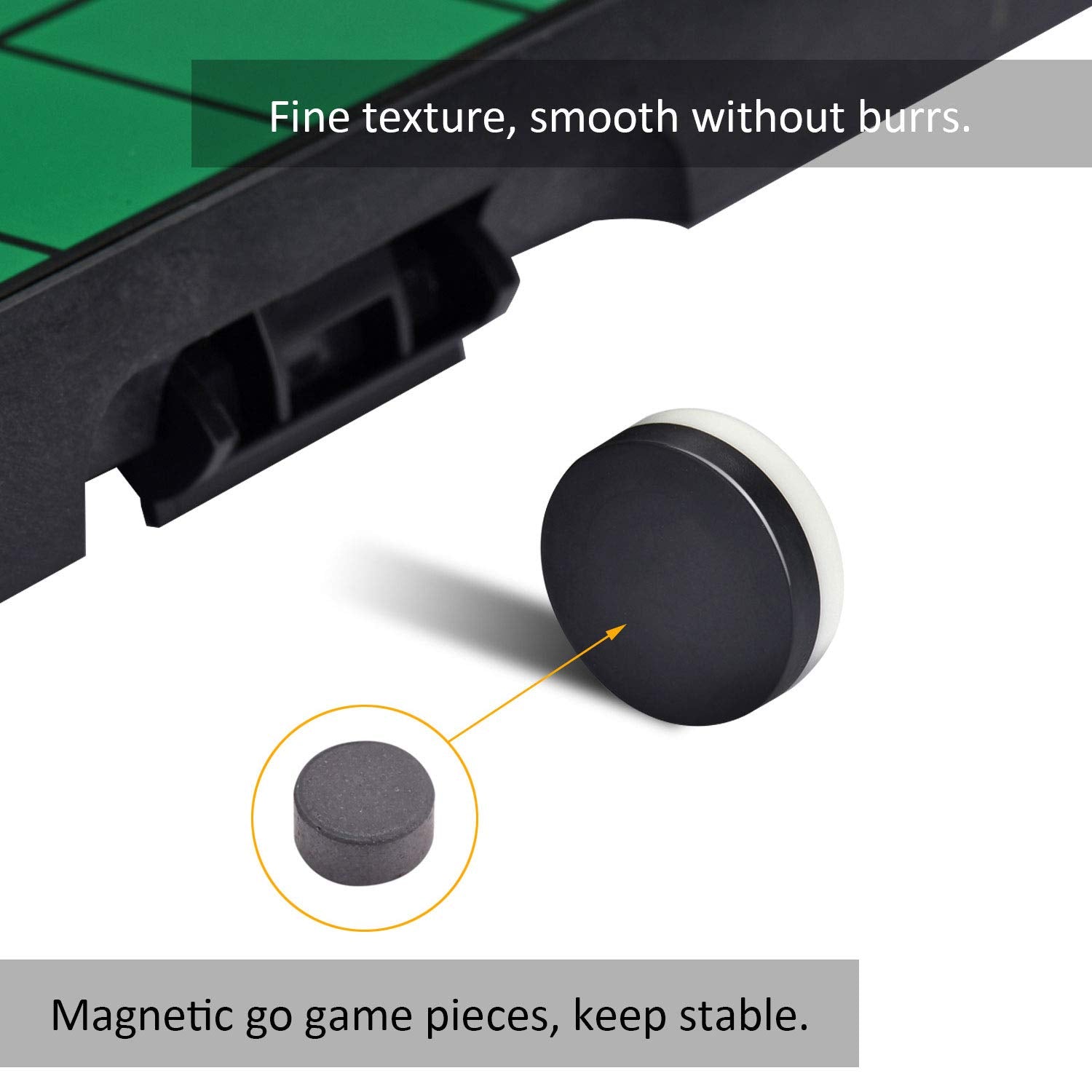 MusicTree Magnetic Reversi Board Game Set with Folding Board Classic Games Educational Toys