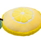 YONLIT Lemon Plush Pillow Cute Fruit Stuffed Animal Soft Plushie Snuggly Hugging Pillow Toy Gifts for Kids Brithday Lemon Lover and Christmas 12.6