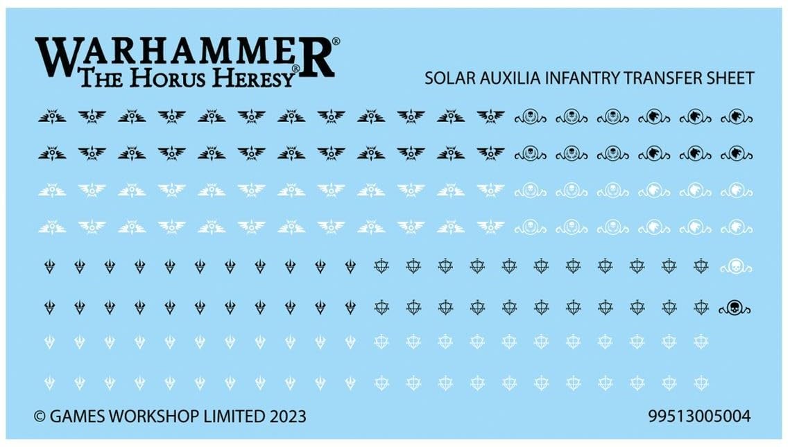 Warhammer Games Workshop Horus Heresy - Solar Auxilia: Tactical Command Section