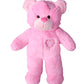 Stuffems Toy Shop Make Your Own Stuffed Animal 16" "Pink Patches Bear - No Sew - Kit with Cute Backpack!