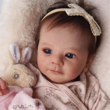 GYCV Lifelike Reborn Baby Dolls Cheap 18 Inch Realistic Newborn Girl Dolls with Poseable Body Soft Weighted Real Life Looking Baby Doll Real Babies