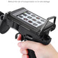 Aluminum Alloy RC Car Transmitter Protector Frame Fit for Flysky Noble NB4 and NB4 Pro/Lite, Metal Bracket Holder Shell Support, Black