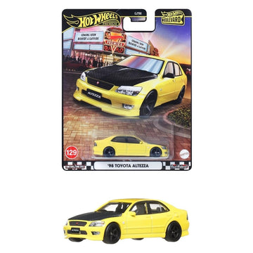 Hot Wheels JBL23 Boulevard '98 Toyota Alteza Ride On Toy Mini Car Ages 3+ Yellow
