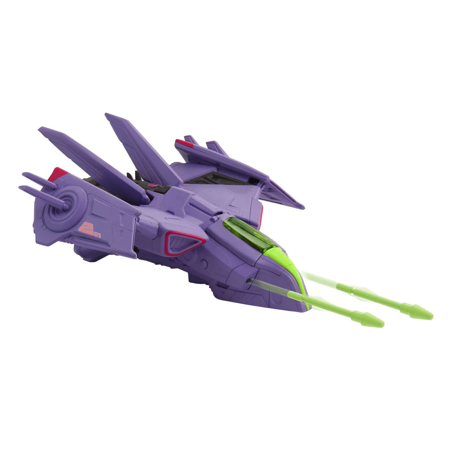 Mattel Disney Pixar Lightyear Hyperspeed Series Zurg Fighter Ship 9.25 Inches Long Authentic Detail, with Zurg Figure 2.25 Inches Tall, Fan Gift Ages