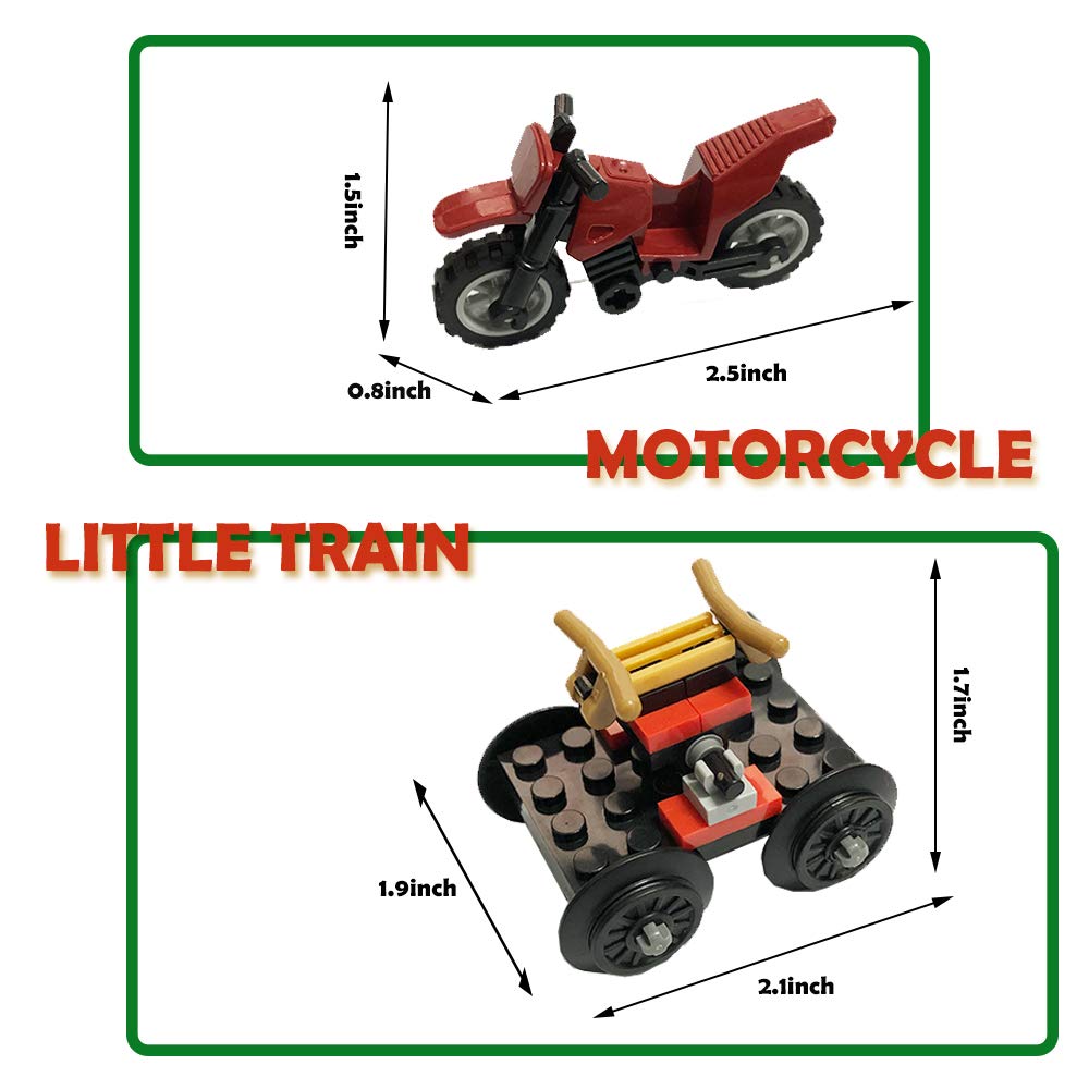 JIMUJIA Building Blocks Toys 583 Pieces Classic Train Set with Station Construction Brick Education Learning Toys for Kids 6+ Birthday for Boys