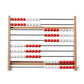 hand2mind 100-Bead Wood Teacher Demonstration Rekenrek, Math Counting Frame (Ages 4+)