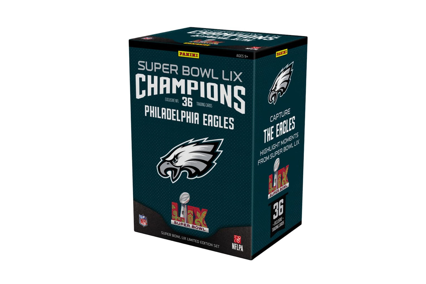 Panini Super Bowl LIX Champions Philadelphia Eagles Trading Cards Set, 36 Cards, Limited Edition, NFL Licensed