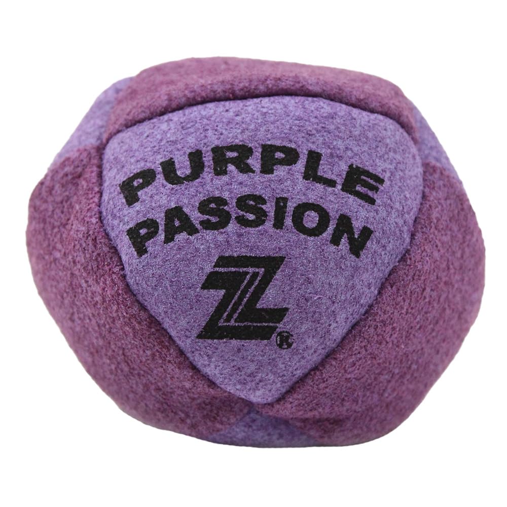 Zeekio The Z Series - 8 Panel, Amara Suede Foot Bag - Sand or Pellet Filled Footbag