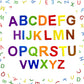 Joyful Artistry 1300 Pcs Foam Letters Stickers for Crafts- 8 Colors of Alphabet Foam Sticky Letters for Crafts, ABC Stickers, Puffy ABC (8 Colors)