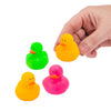 Neon Mini Rubber Duckies, Rubber Ducks, 24 Pieces, Toys and Novelties, Treasure Chest and Party Supplies
