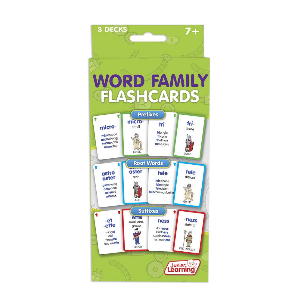 Junior Learning JL216 Word Family Flashcards Medium