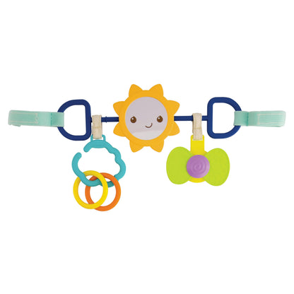 Infantino Sensory Travel Bar, Car Seat & Stroller Activities, Durable