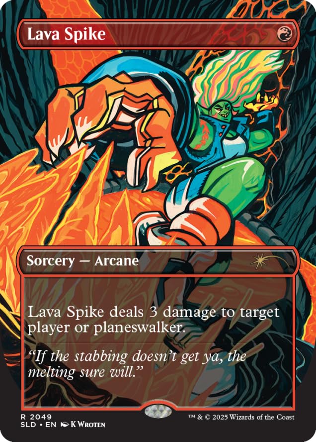 Magic the Gathering Secret Lair Everything is On Fire (Foil)