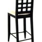 Melody Jane Dolls Houses Black Bar Stool High Chair Miniature Kitchen Pub Furniture 1:12