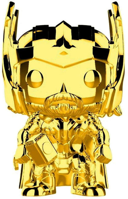 Funko Pop Marvel: Studios 10 - Thor (Gold Chrome) Collectible Figure, Multicolor, Standard